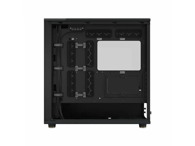 Fractal Design North XL - Tower - udvidet ATX - sidepanel med vindue (hærdet glas) - ingen strømforsyning (ATX) - charcoal black - USB/Audio/Mic