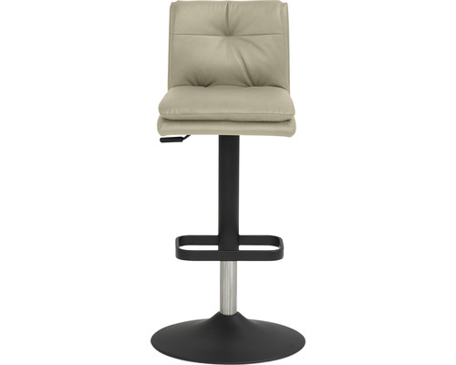 Barkruk Mayer Zitmeubelen 1211 44 x 47 x 80 cm staal zwart/taupe