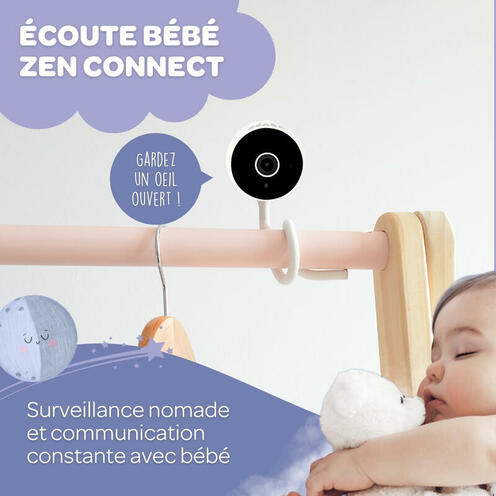 Ecoute bébé vidéo Zen Connect White - BEABA