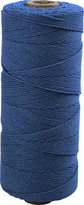 Knyttegarn - Tykkelse 1 MM - L 315 M - Tynd Kvalitet 12/12 - Blå - 220 G