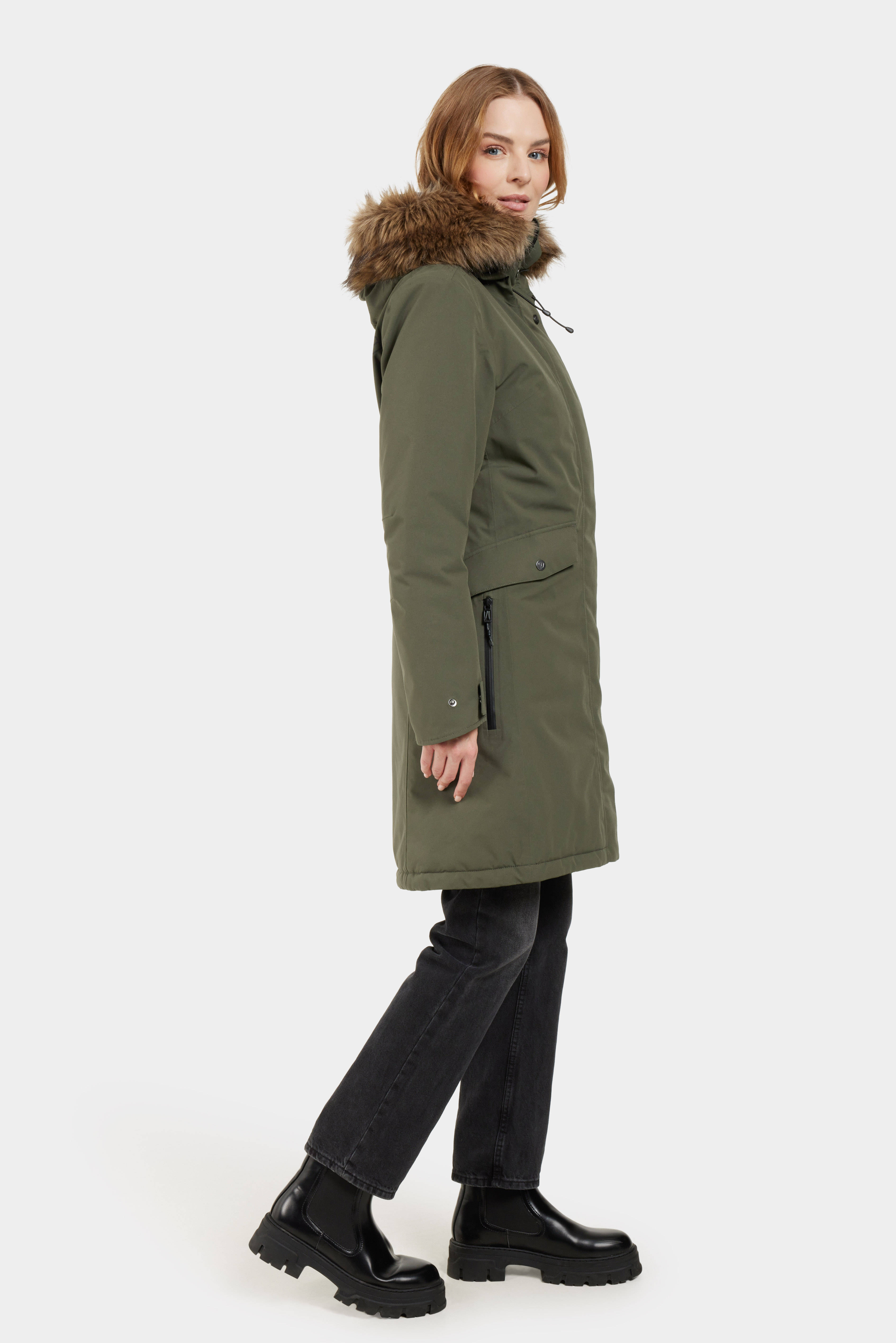 Didriksons parka Erika groen