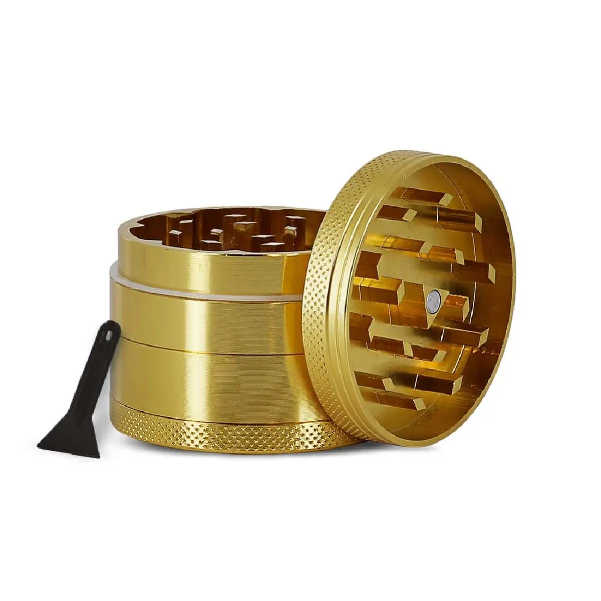 Grinder Aluminium 4 Parties - Or