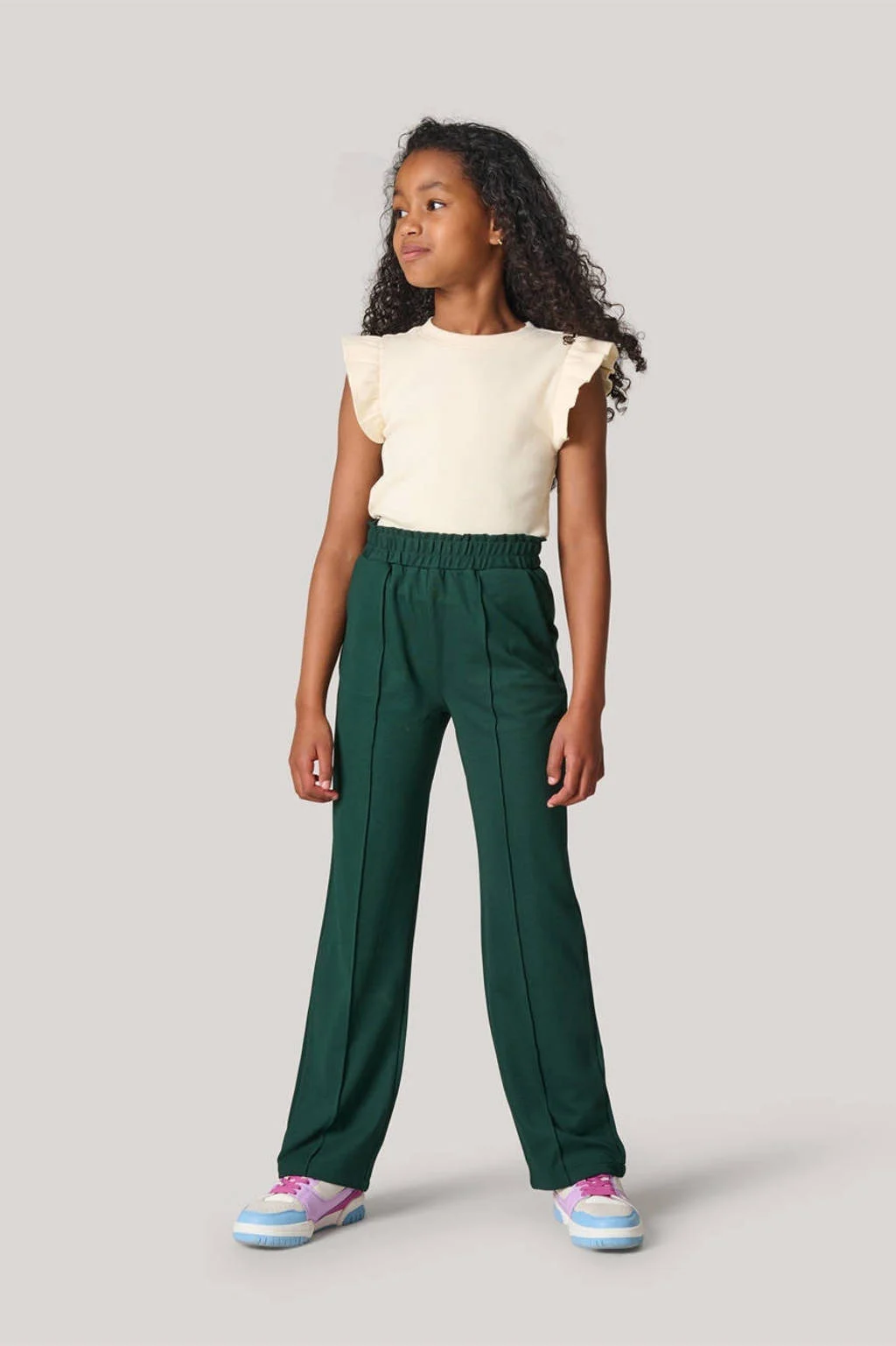 Shoeby regular fit broek groen
