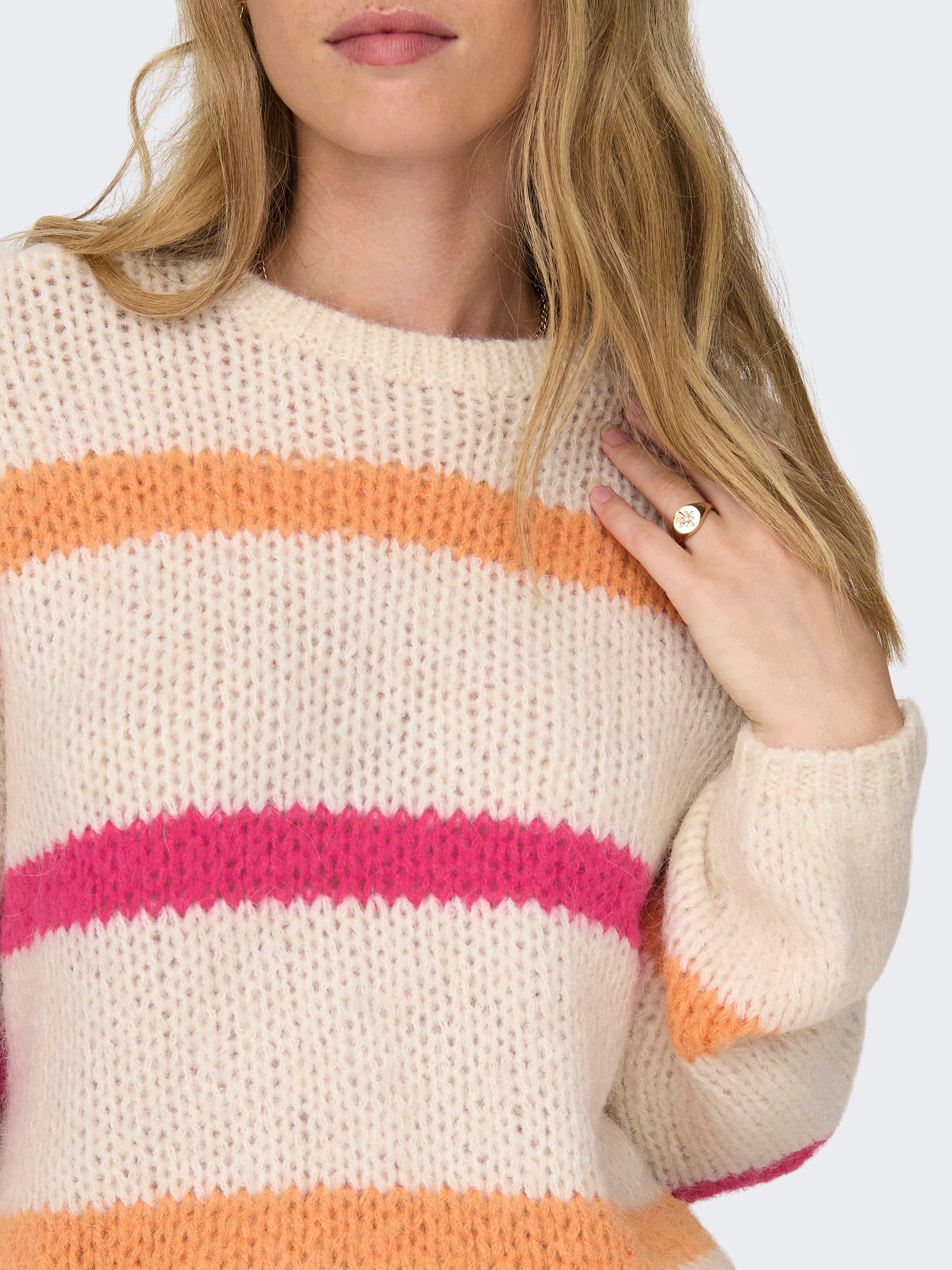 ONLJACKIE Strickpullover Pumice Stone