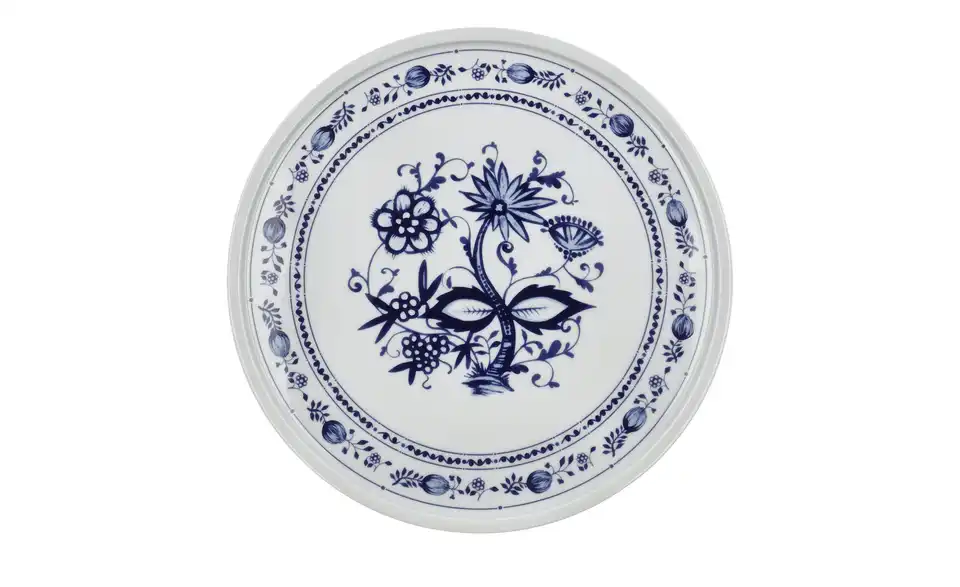 Kahla Tortenplatte "Rosella" Zwiebelmuster Tortenplatte Ø 30,9 cm