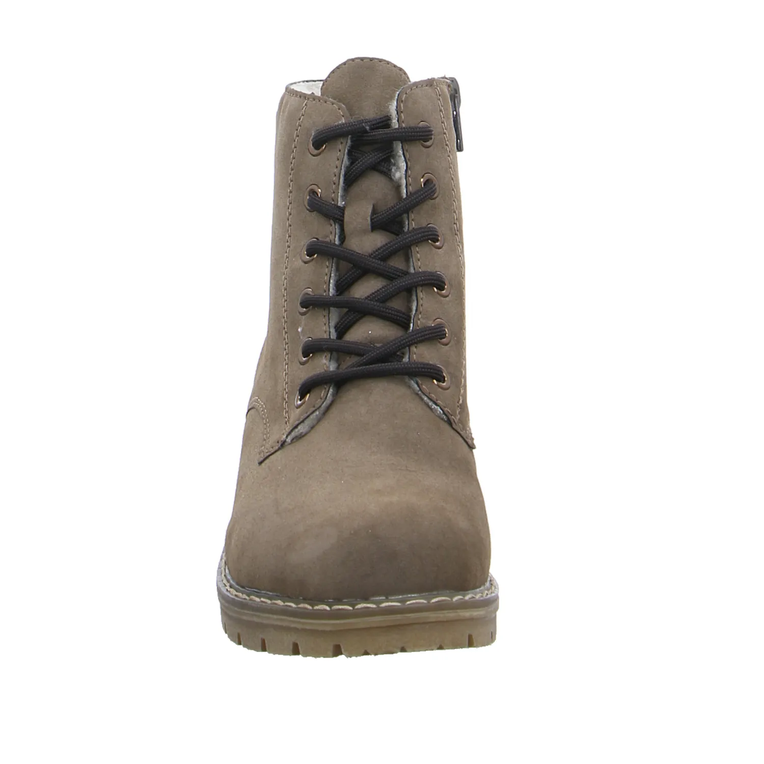 RIEKER Boot Mittelbraun Lederimitat  mit Tex-Membrane