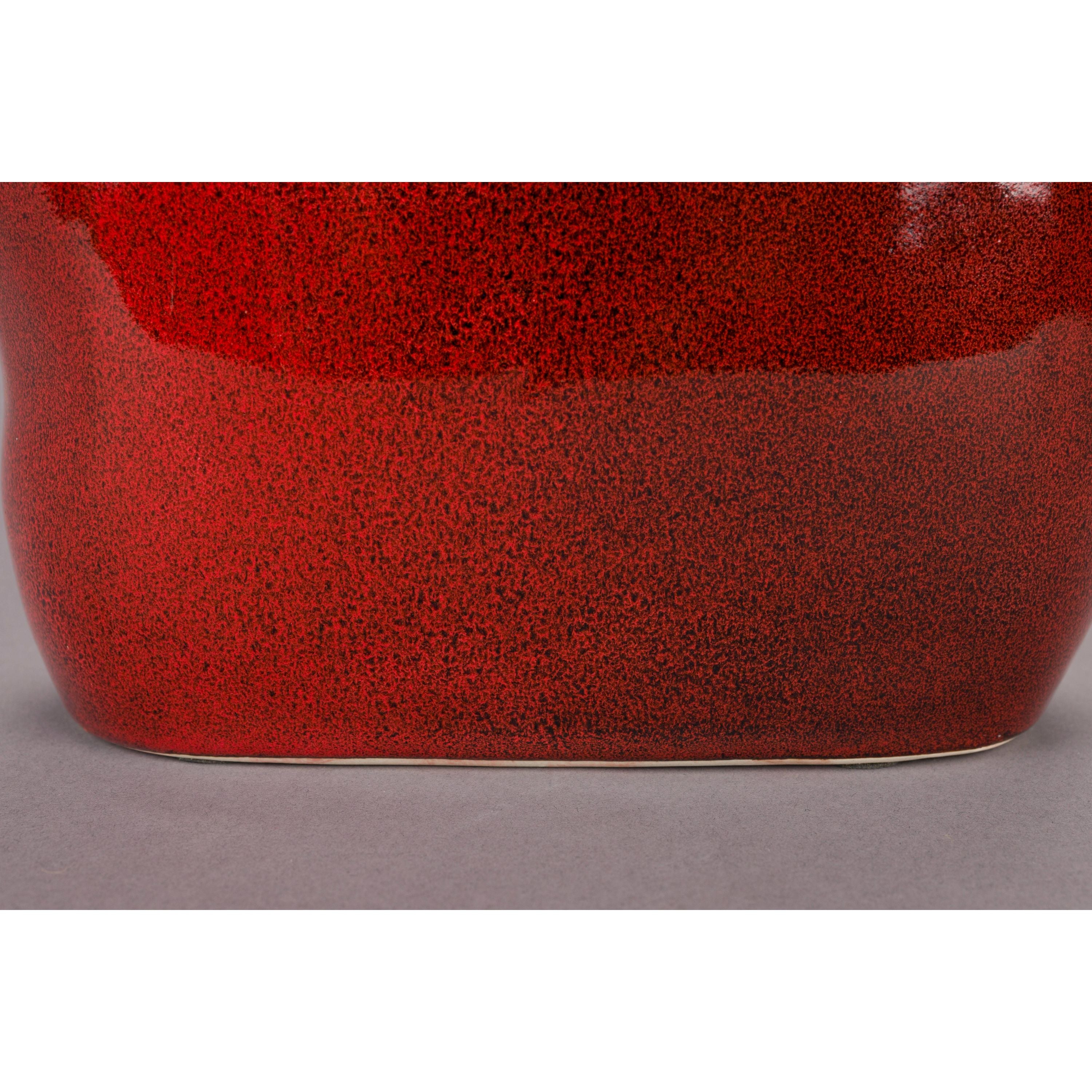 Dutchbone Edna Vaas 24 cm Rood