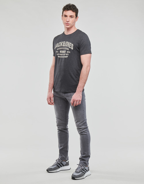 Jack & Jones - JJEJEANS TEE SS O-NECK - Gris