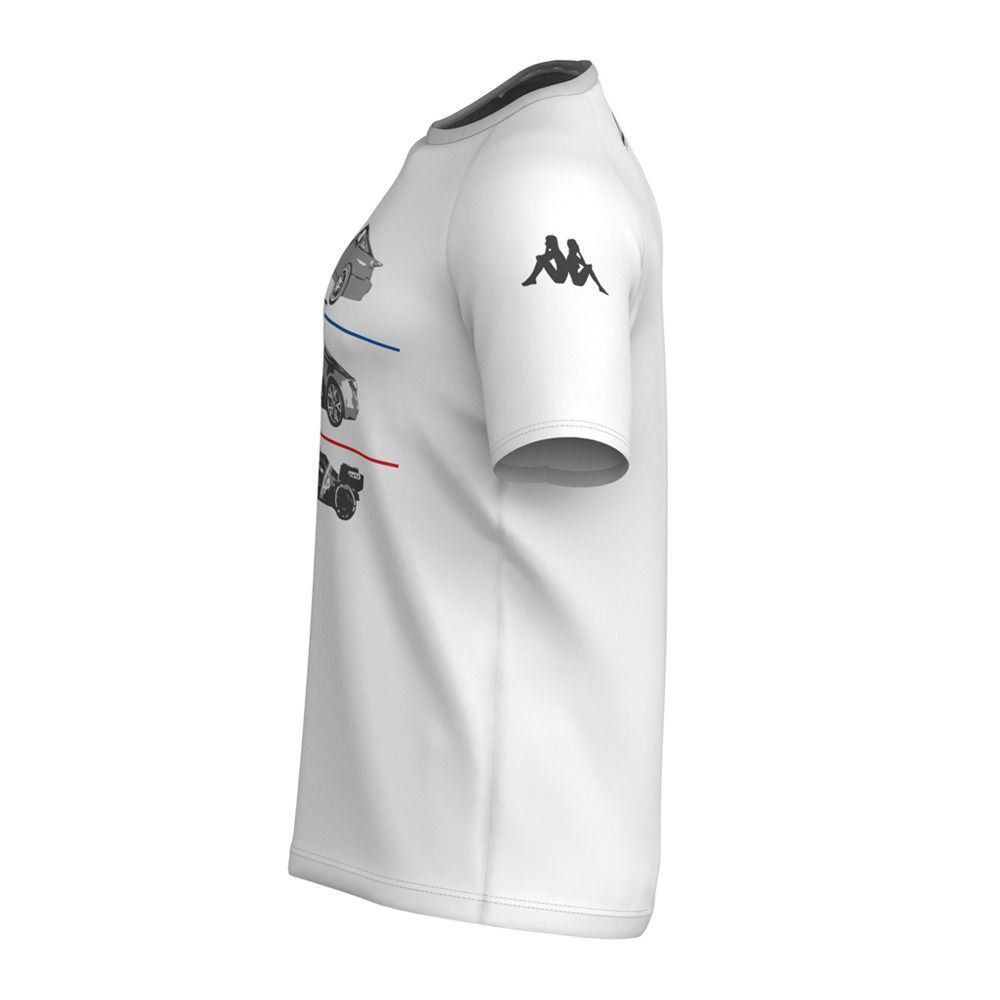 Kappa ARGLA ALPINE F1 - Tee-shirt Homme white