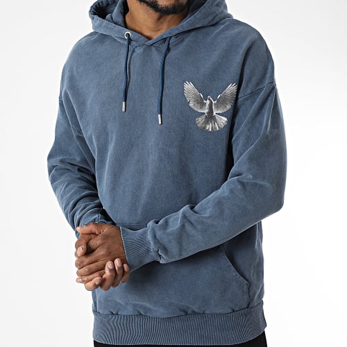 Sweat Capuche LL687 Bleu