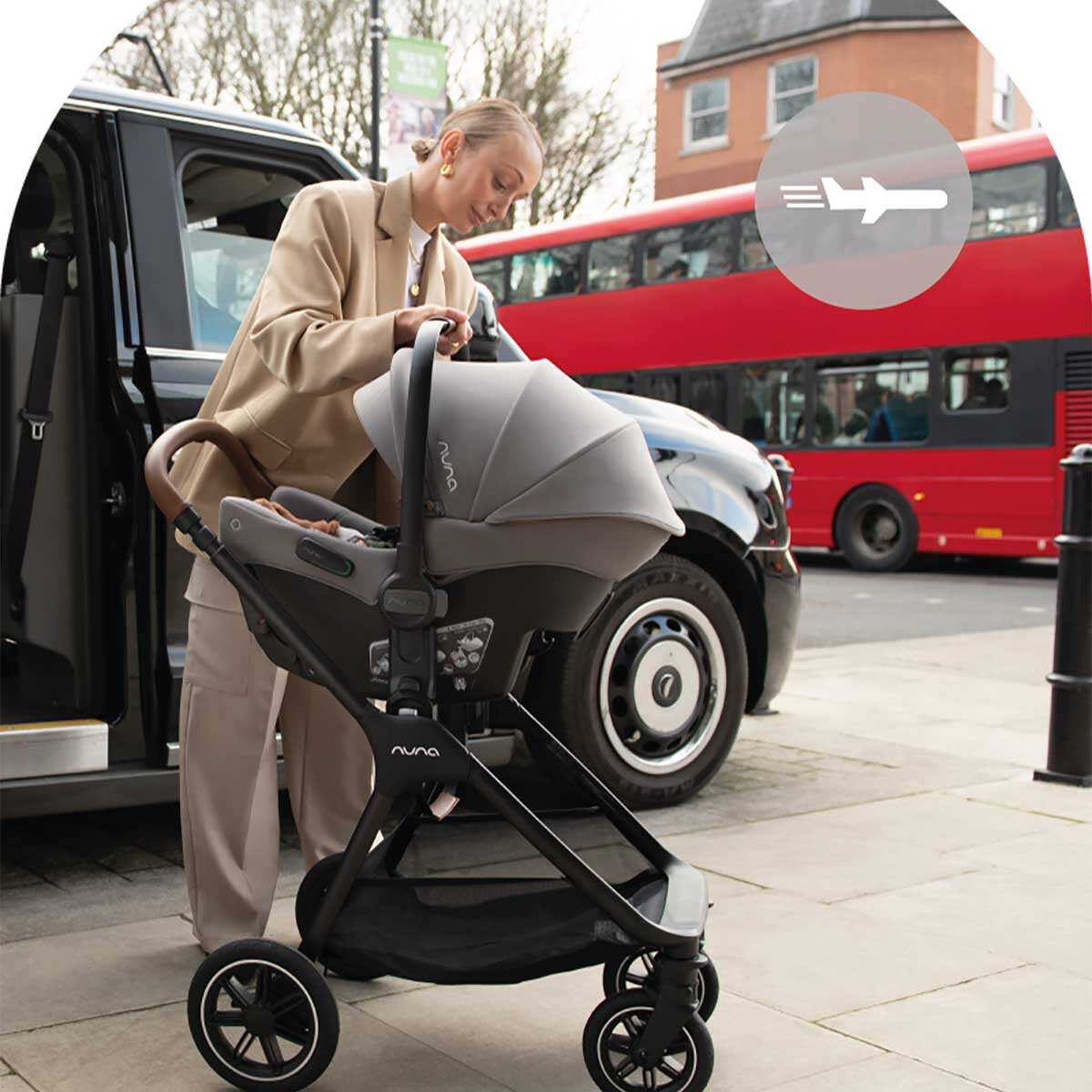 Nuna Nuna Babyschale Pipa Urbn mit integriertem Isofix