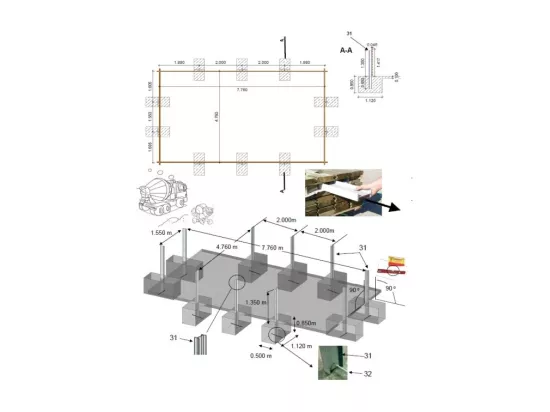 Piscine en bois 8,20x5,20 - H.1,45 m - avec filtration - BAS759OSPI - ALTANKA