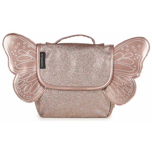 CARAMEL & CIE - BUTTERFLY BAG GLITTERS - Rose