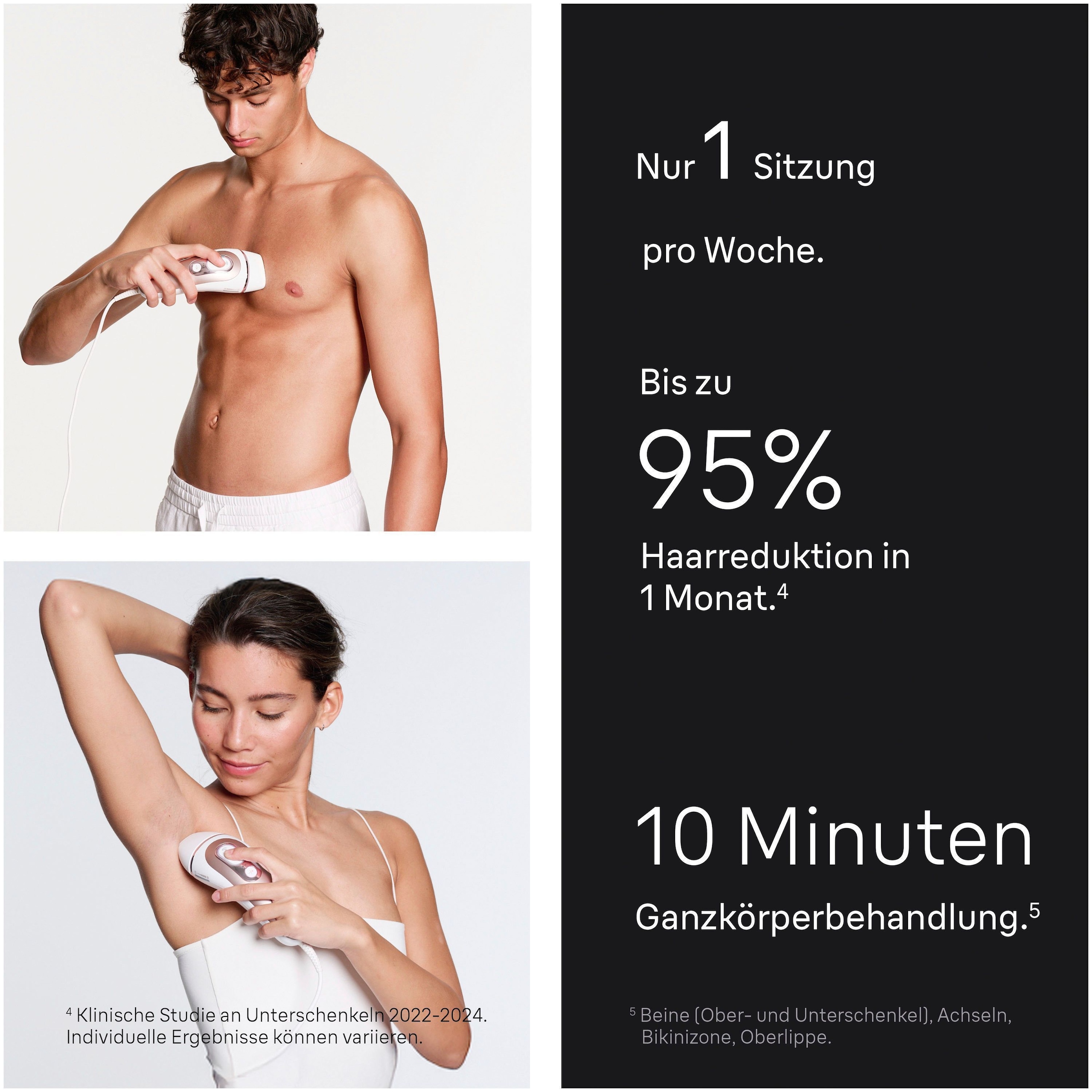 Braun IPL-Haarentferner »Smart IPL Skin i·expert PL7387« 4 Aufsätze für Gesicht & Körper, Venus Rasierer & Aufbewahrungsbox