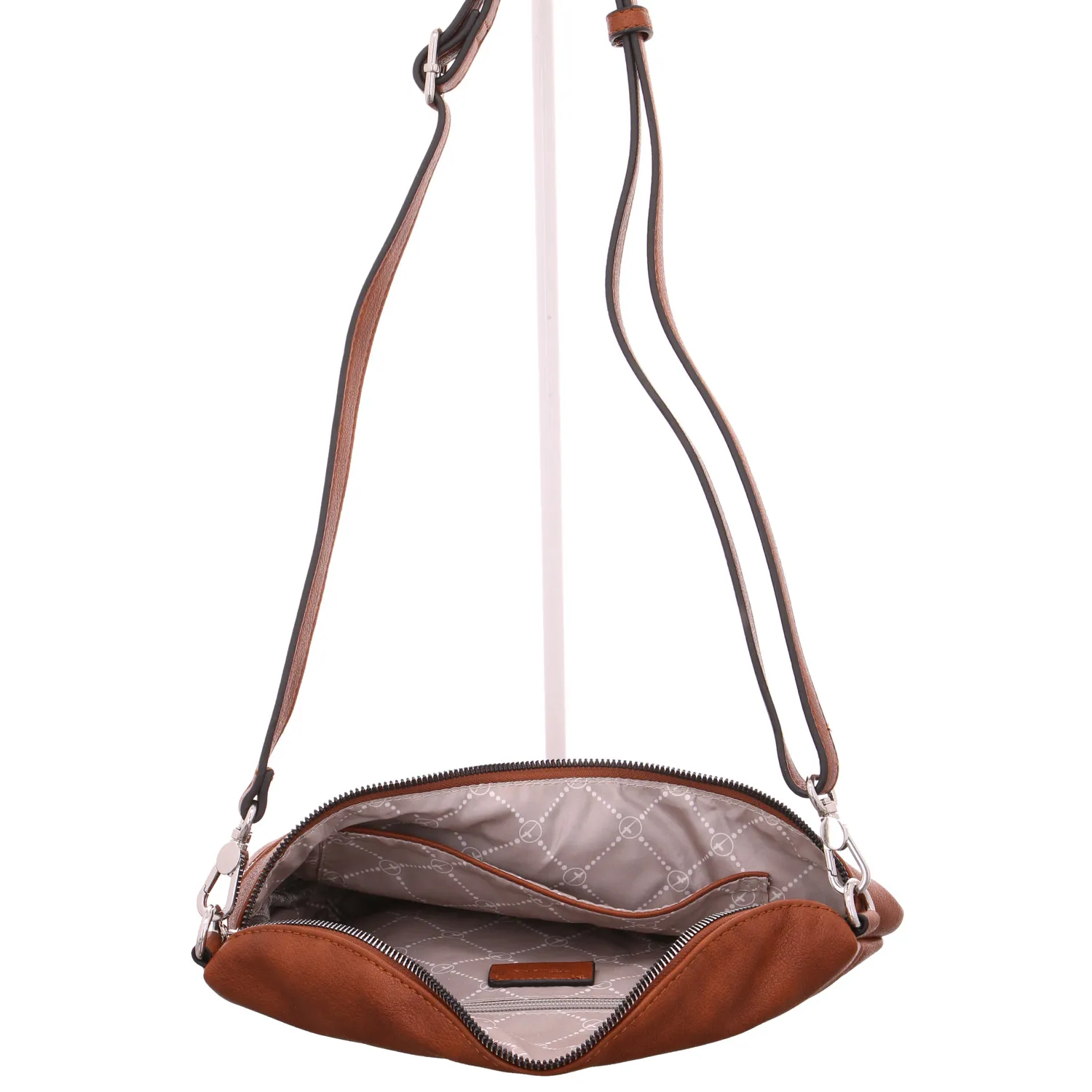 TAMARIS Gürteltasche / Bodybag Cognac Lederimitat