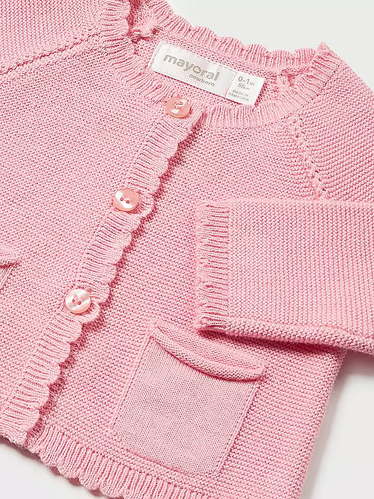MAYORAL Baby Strickjacke  pink