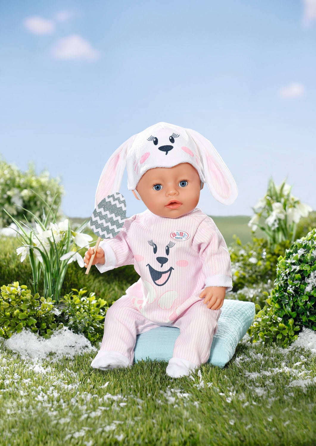 Baby Born Puppenkleidung »Häschen Kuschelanzug, 43 cm«