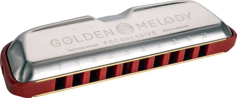 Hohner - Golden Melody - Diatonische Mondharmonica - D