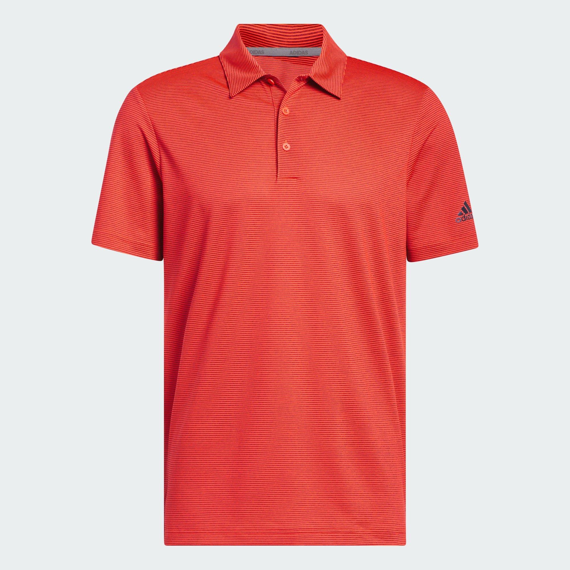 adidas Ottoman Stripe Golf Polo Shirt Mens