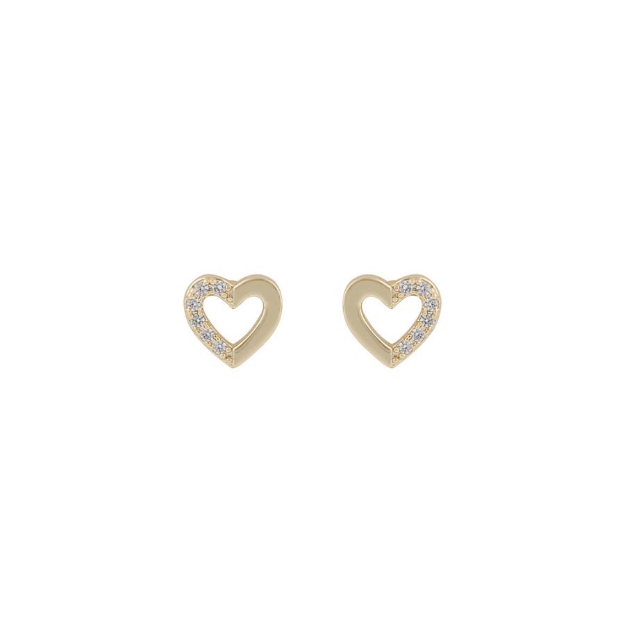 Snö Of Sweden Brooklyn Small Earring Gold/Clear Onesize