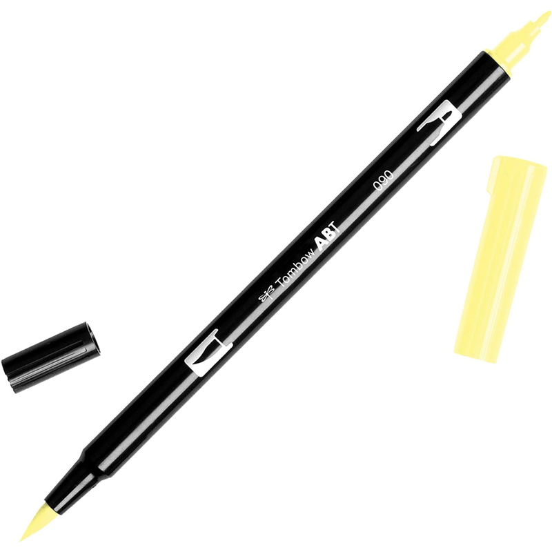 Tombow Pinselstift Dual Brush Pen ABT, 090 - lemon cream