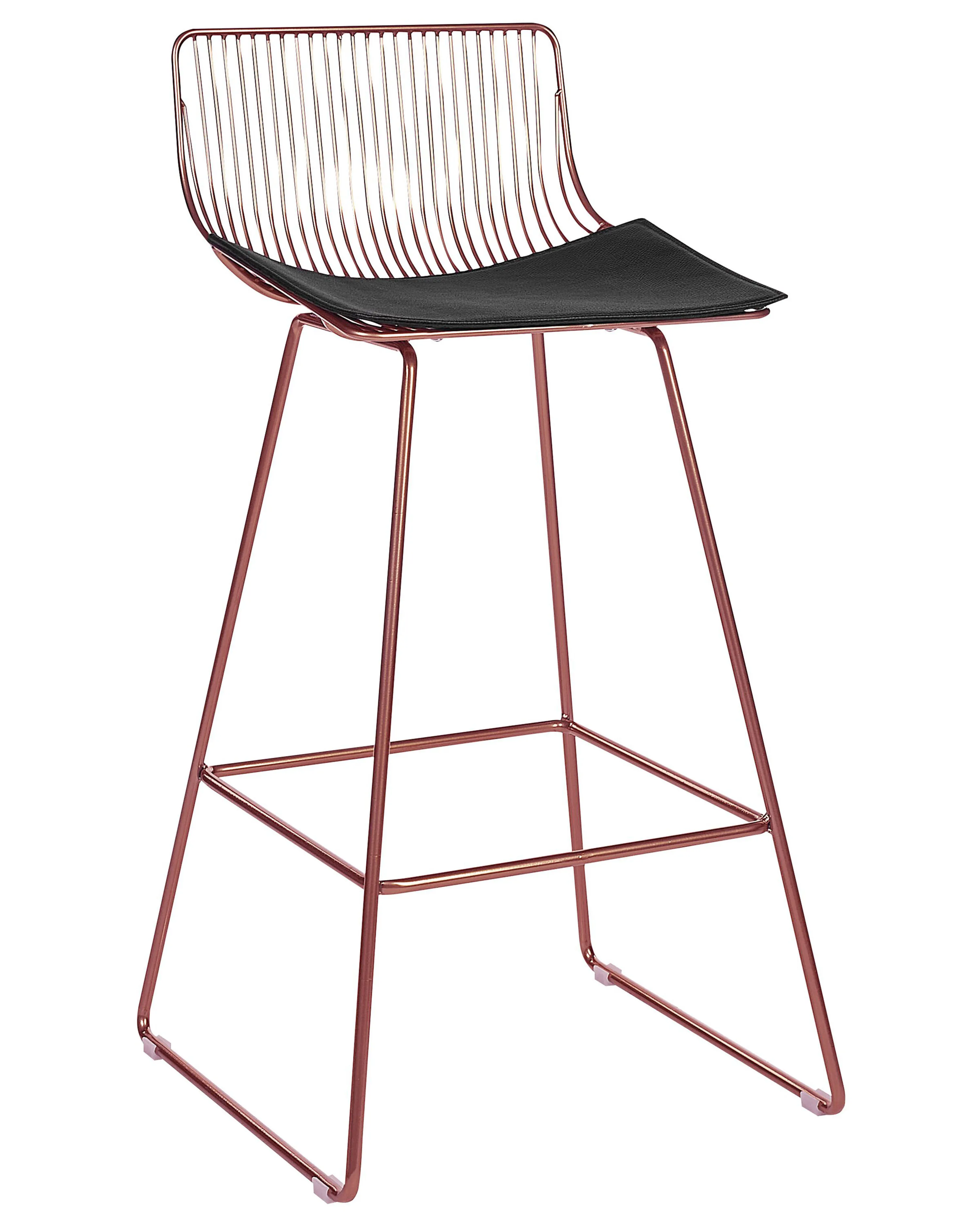 Set van 2 barstoelen FREDONIA Metaal Roségoud