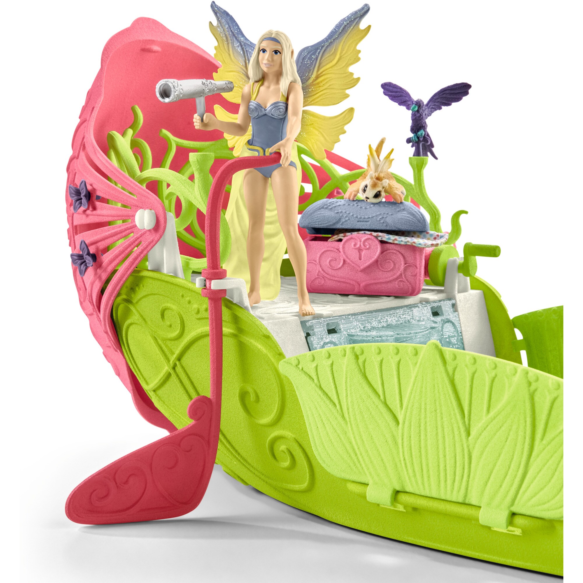 Schleich Spielfigur Bayala Seras magisches Blütenboot