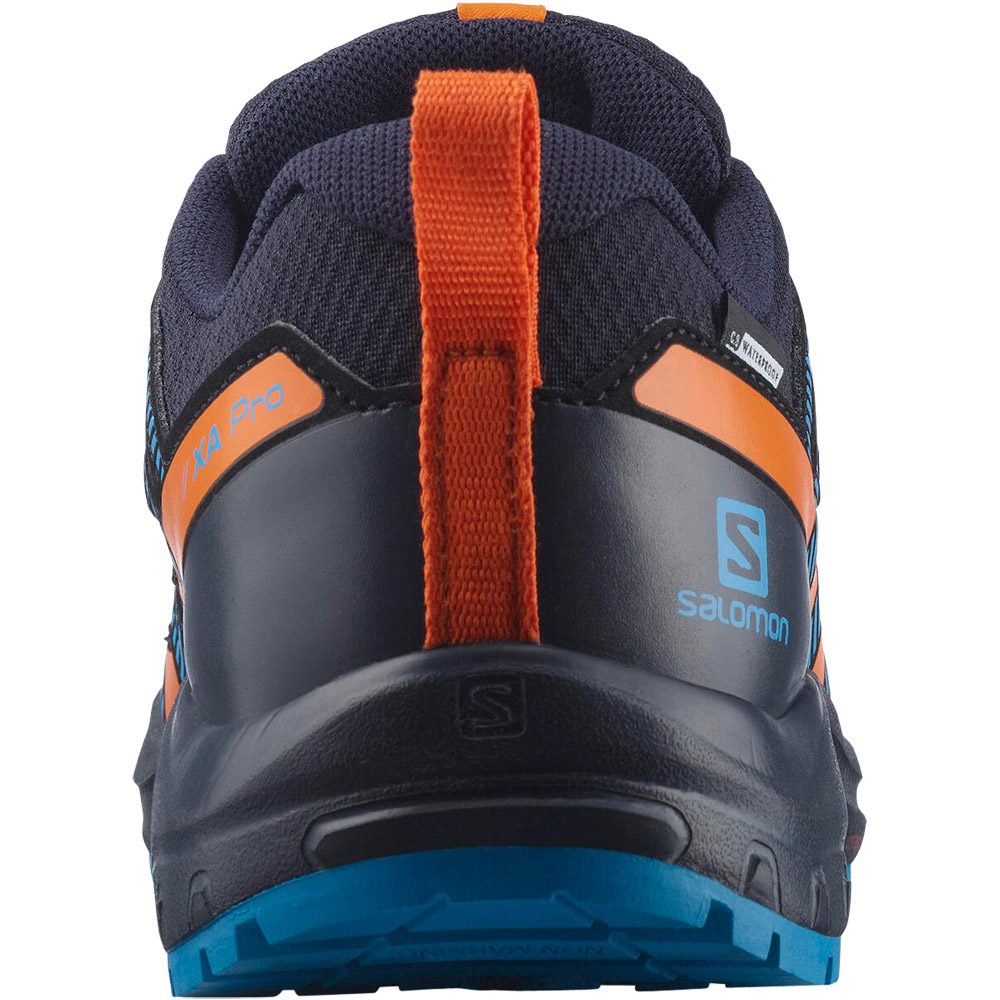 Salomon XA Pro V8 CSWP Wanderschuhe Junior navy wil vibrant orange blithe