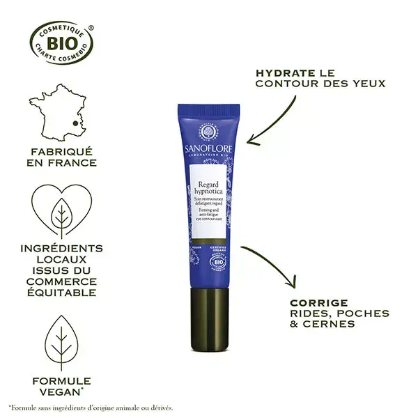 Creme para Contorno dos Olhos Hypnotica da Sanoflore 15ml