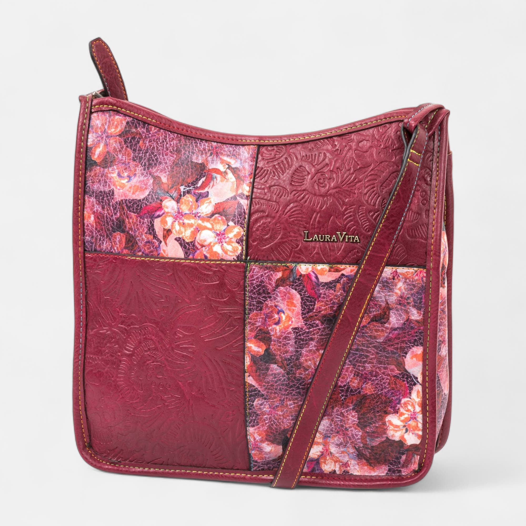 Sac bandoulière bordeaux