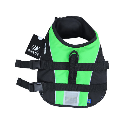 Baltic Hondenzwemvest Mascot Groen/Zwart