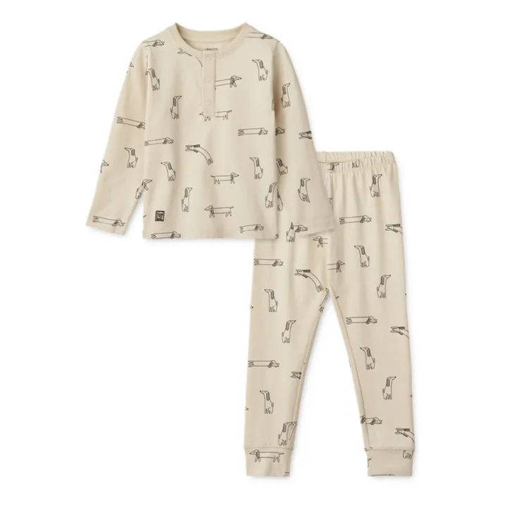 Liewood Ensemble Pyjama Wilhelm | Ecru