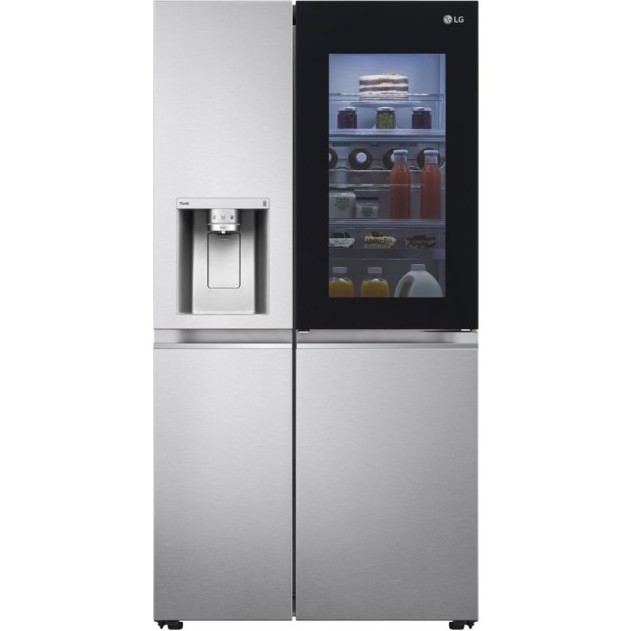 LG Side-by-Side GSXV91BSAE Brushed Steel - interner Wassertank // InstaView®