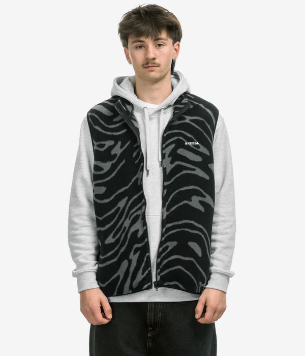 Anuell Majesty Fleece Weste (black grey)