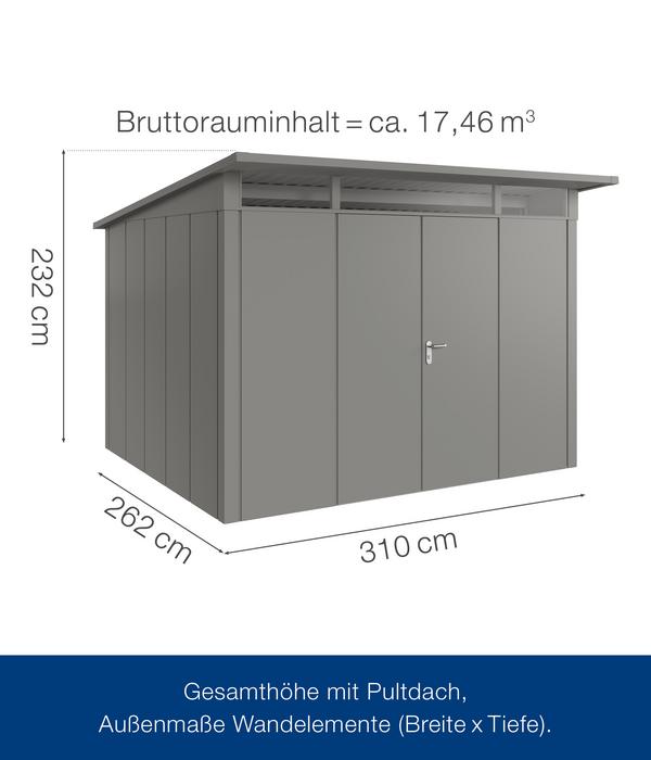 Hörmann Metallgerätehaus Juno JPD13 L-Sk