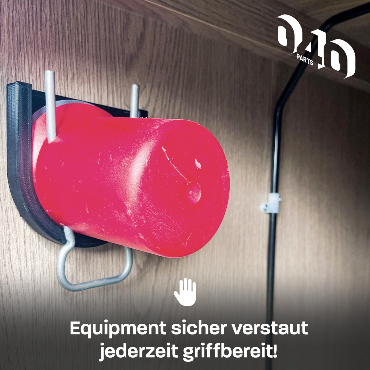 040 Parts Propaanfles Beschermkaphouder - Red