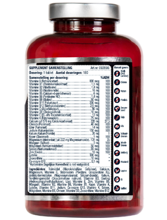 Lucovitaal Multi A t/m Z 50  Tabletten 180TB