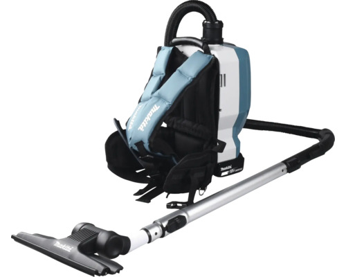 Makita DVC261ZX15 2x18V snoerloze handstofzuiger met rugzak, zonder accu en lader, inclusief 2 mondstukken en filter