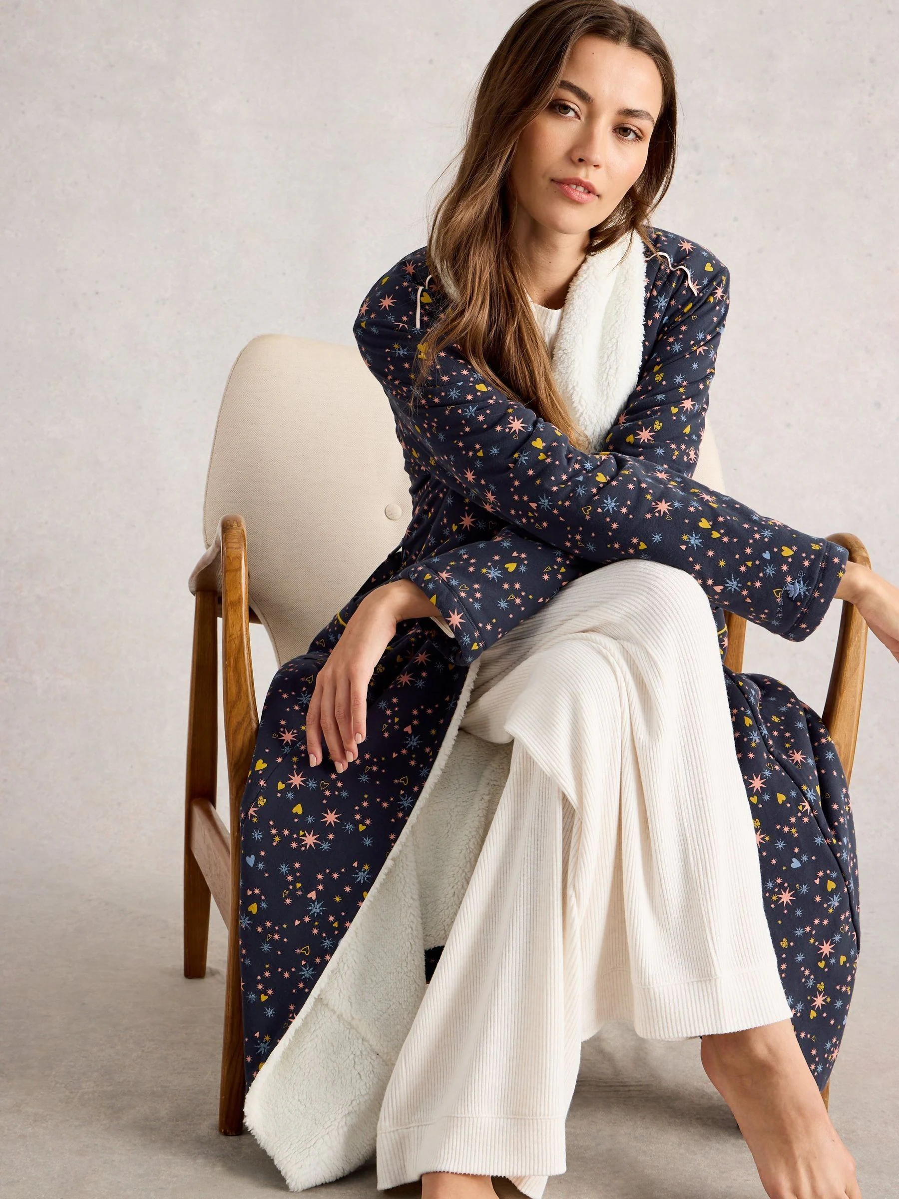 White Stuff Ava Lined Dressing Gown