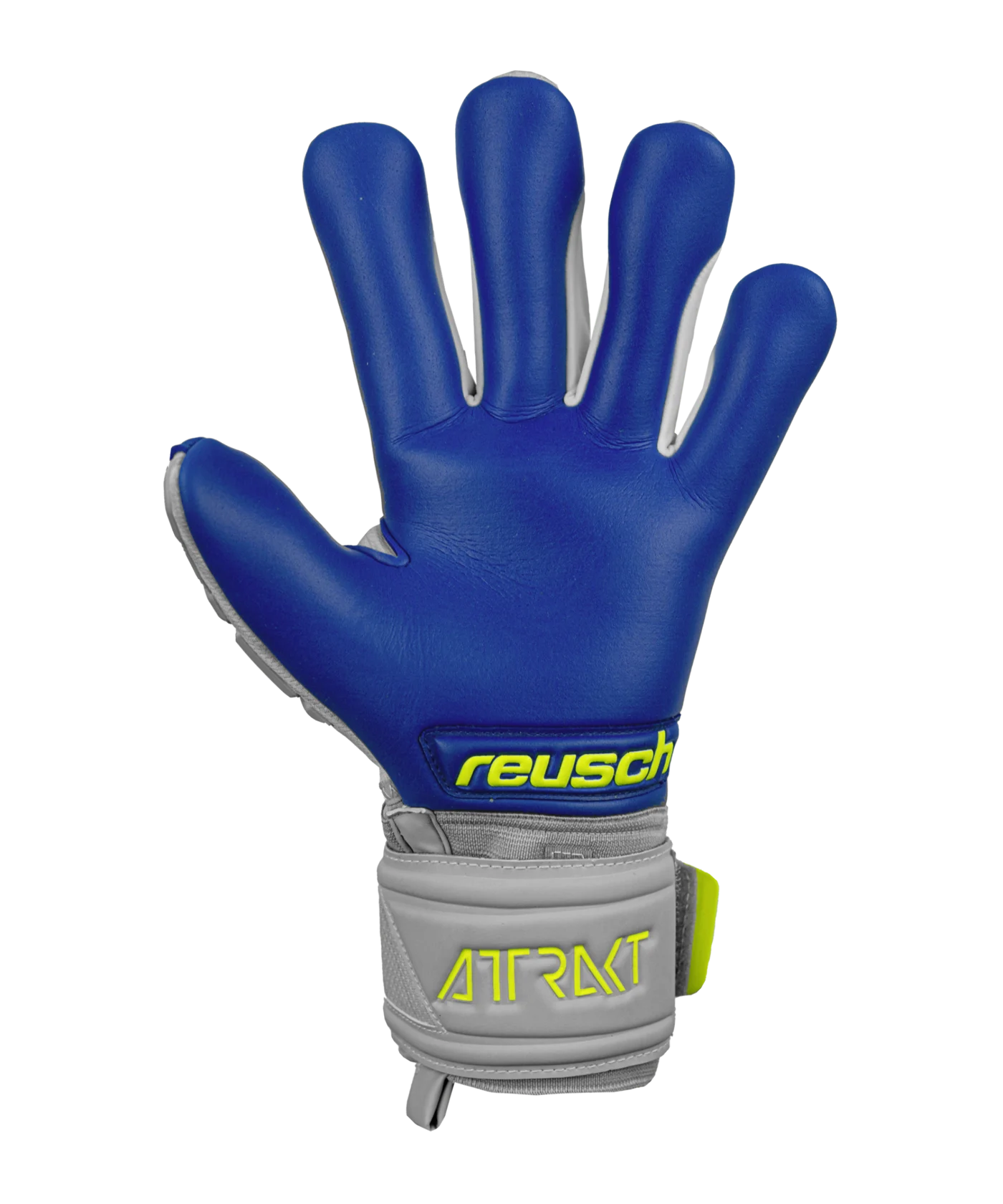 Reusch Attrakt Freegel Gold Torwarthandschuhe Grau Gelb Blau F6006