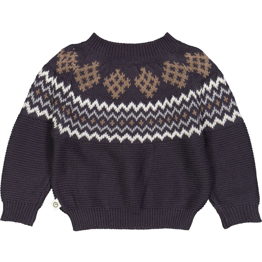Køb Müsli Mystery Blue Strik Jacquard Sweater