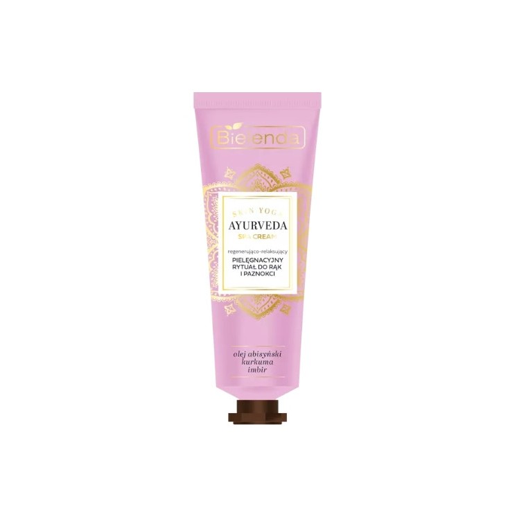 Bielenda Ayurveda Skin Yoga Spa Cream Verzorgend ritueel voor handen en nagels regenererend en ontspannend 50 ml