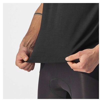 Sous-Maillot Manches Courtes Castelli Bandito Wool Noir