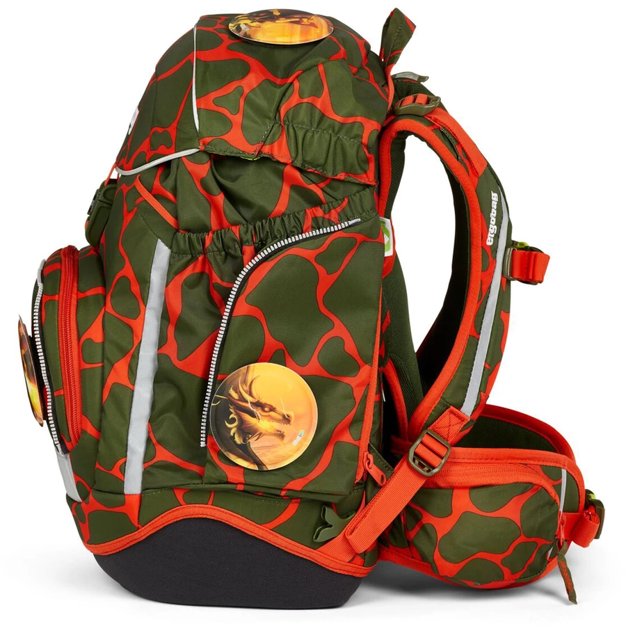 Ergobag Pack Lumi - Schulrucksack Set 6tlg. Modell 2024 FeuerspeiBär