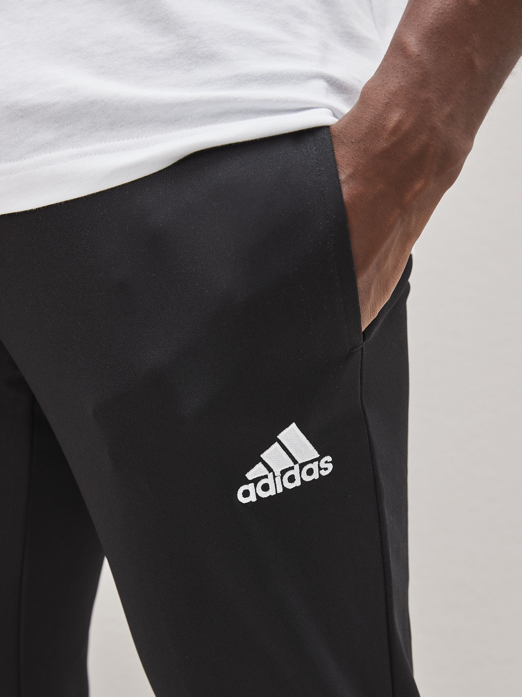 Zwart - adidas Entrada trainingsjoggingbroek