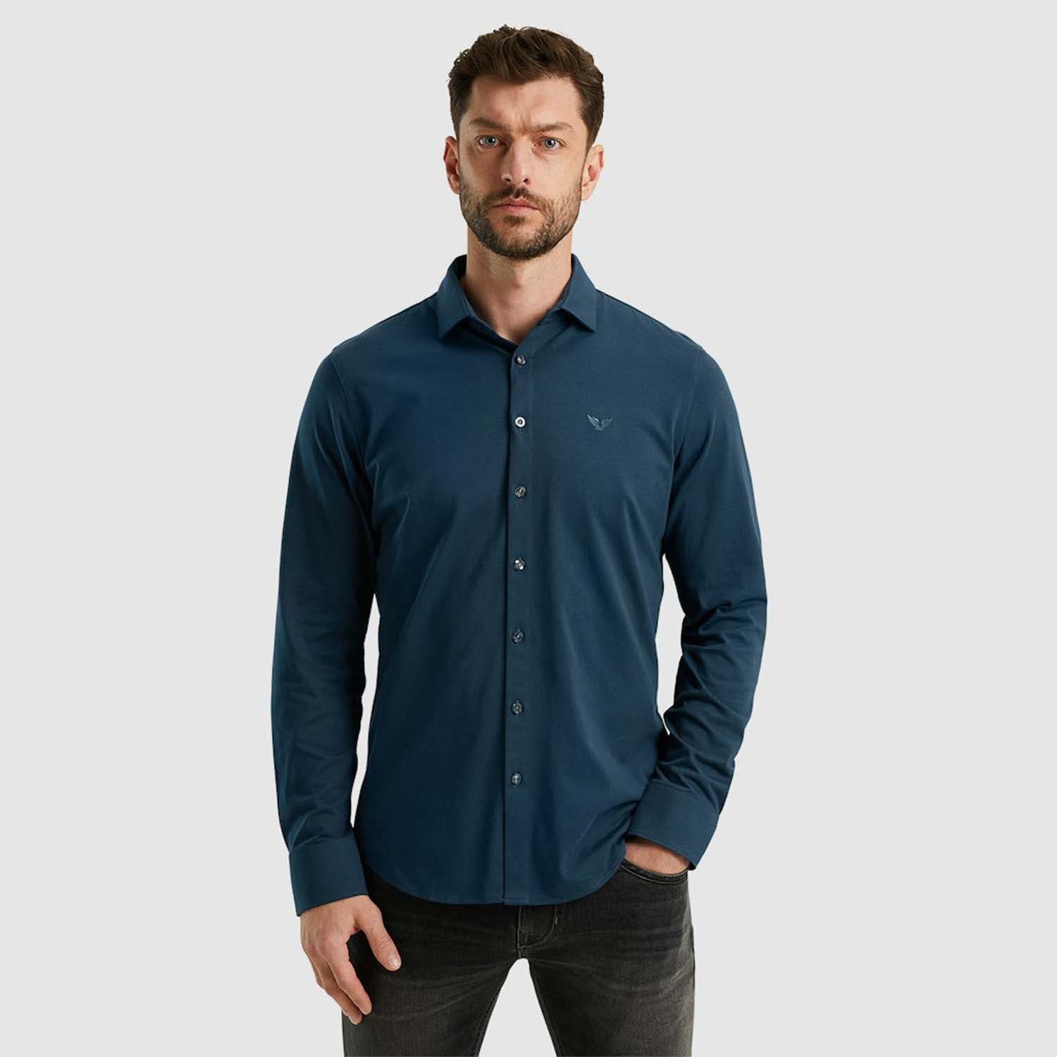 PME Legend  Long Sleeve Shirt Satin Jersey