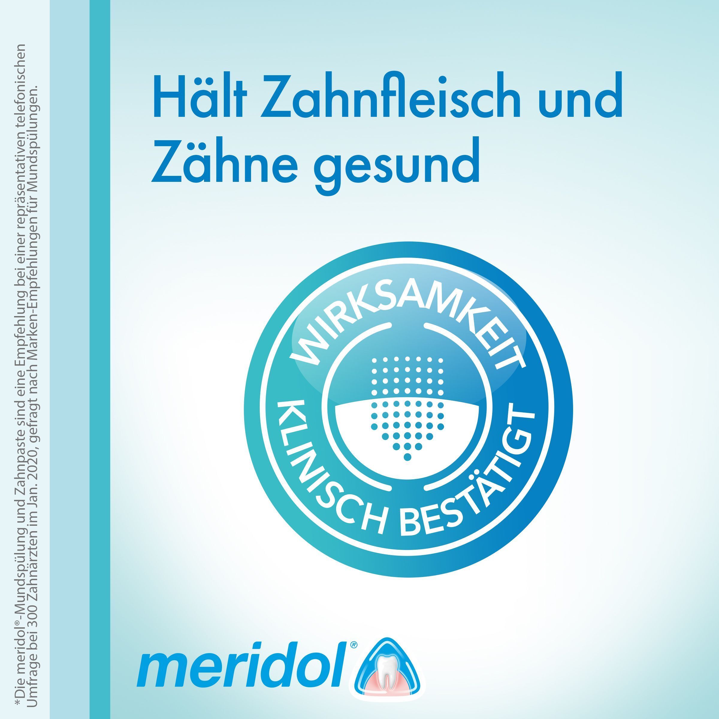 meridol Zahnfleisch-Rundumpflege Zahnpasta für empfindliches Zahnfleisch & Zähne