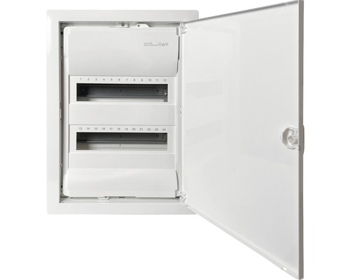 Hager VH24NC spouwmuurverdeler, inbouw, 2-rijig, B 348 x H 505 x D 94,5 mm