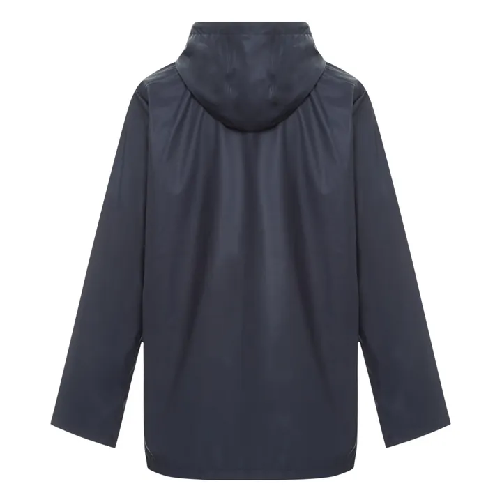 Petit Bateau Ciré Capuche - Collection Femme  | Bleu