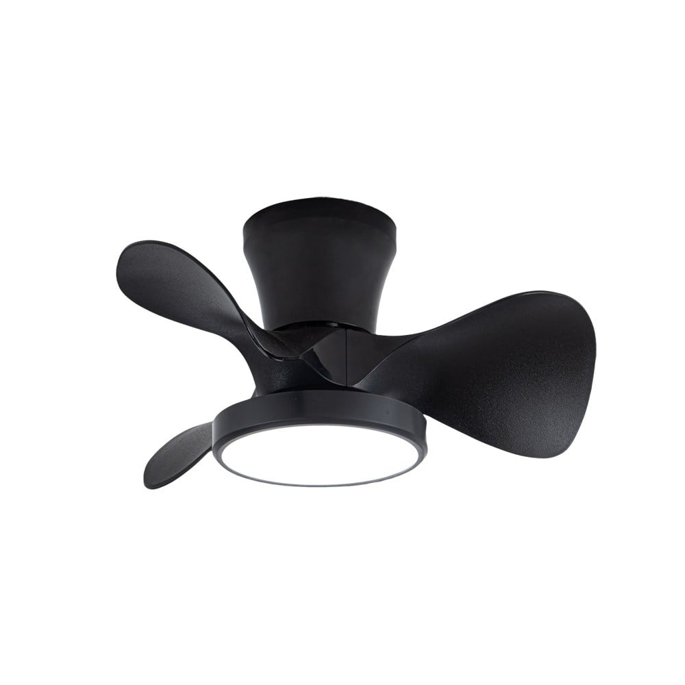 CristalRecord Plafondventilator Moll Mini Ã 56 cm zwart